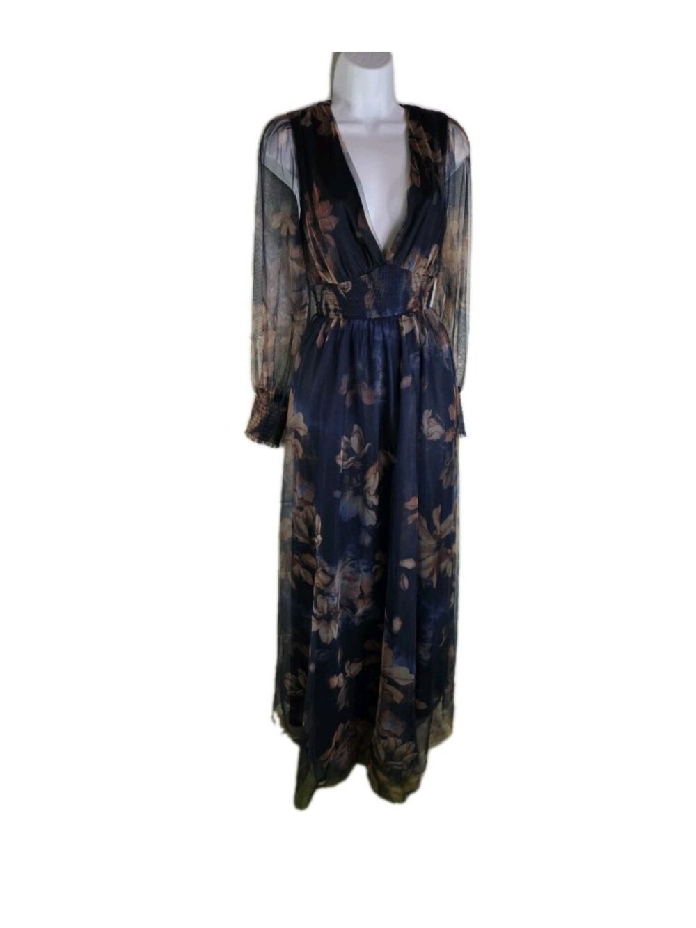 Baltic Born Layla Tulle Floral Maxi Formal Dress NEW - Picture 3 of 16